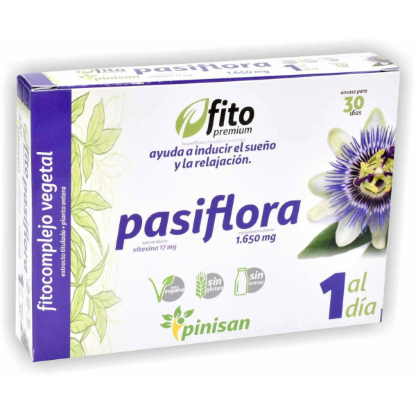 Fito Premium Pasiflora 1650 mg 30 cap Pinisan