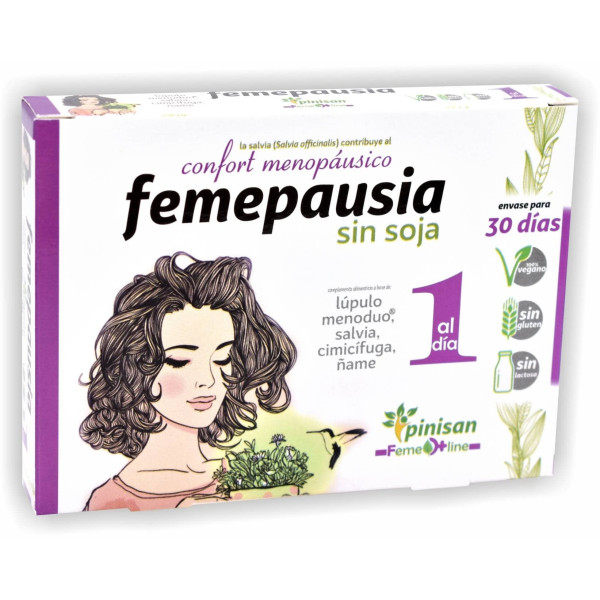 Femepausia sin Soja 30 capsulas Pinisan