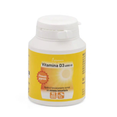 Vitamina D3 4000 ui 90 cápsulas vegetales Plameca
