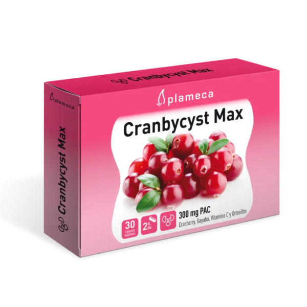 Cranbycyst Max 30 cápsulas vegetales Plameca