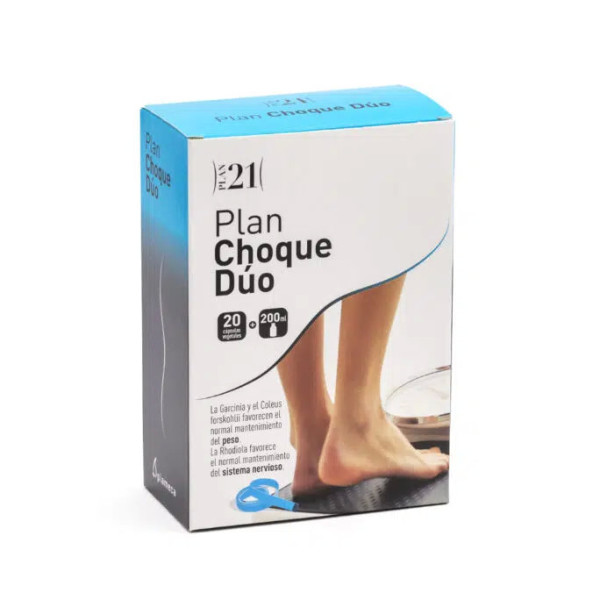 Plan Choque Dúo 20 cápsulas vegetales + 200 ml Plameca