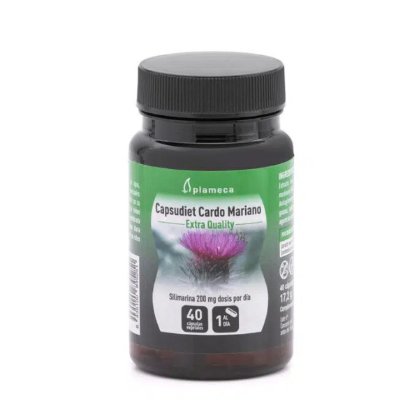 Capsudiet Cardo Mariano 40 cápsulas vegetales Plameca